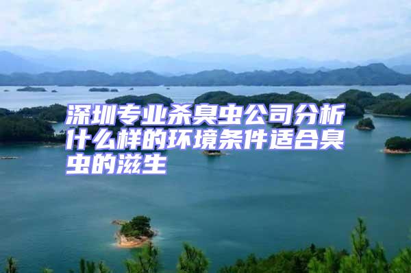 深圳專業(yè)殺臭蟲公司分析什么樣的環(huán)境條件適合臭蟲的滋生