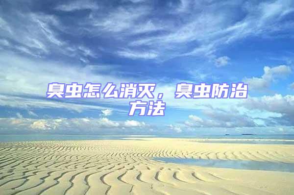 臭蟲怎么消滅，臭蟲防治方法
