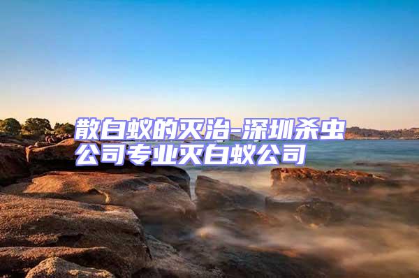散白蟻的滅治-深圳殺蟲(chóng)公司專業(yè)滅白蟻公司
