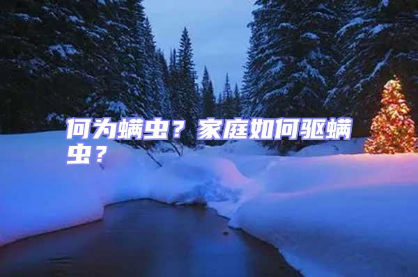 何為螨蟲？家庭如何驅螨蟲？
