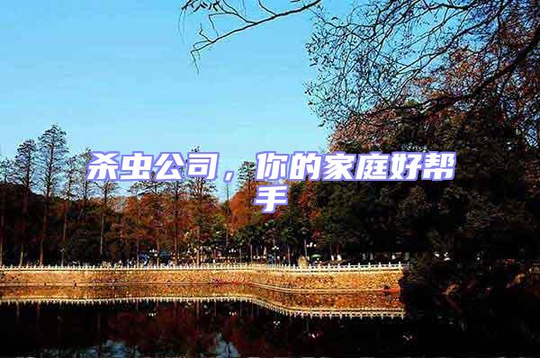 殺蟲公司，你的家庭好幫手