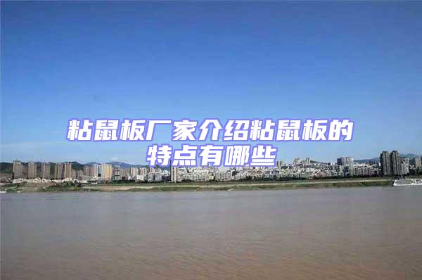 粘鼠板廠家介紹粘鼠板的特點(diǎn)有哪些
