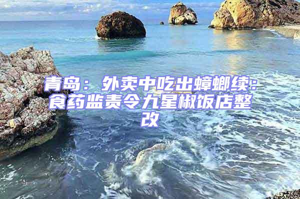 青島:外賣中吃出蟑螂續(xù):食藥監(jiān)責令九星椒飯店整改