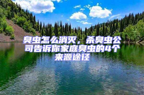 臭蟲怎么消滅,殺臭蟲公司告訴你家庭臭蟲的4個來源途徑
