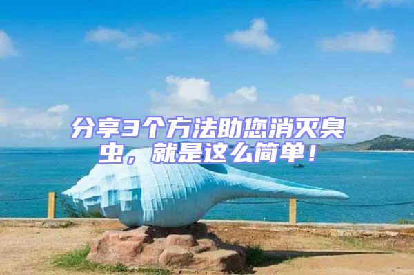 分享3個方法助您消滅臭蟲,就是這么簡單!