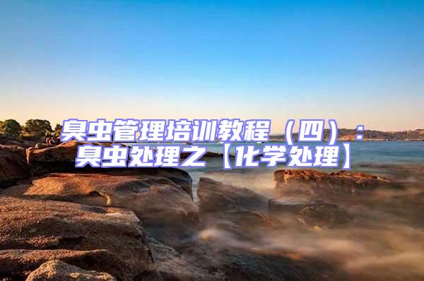 臭蟲管理培訓教程(四):臭蟲處理之【化學處理】