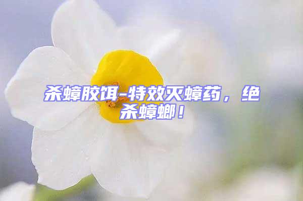殺蟑膠餌-特效滅蟑藥,絕殺蟑螂!