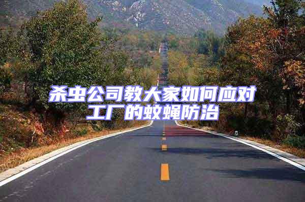 殺蟲(chóng)公司教大家如何應(yīng)對(duì)工廠(chǎng)的蚊蠅防治