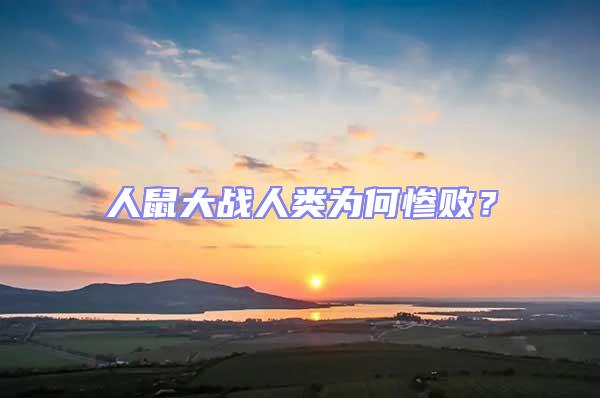 人鼠大戰人類為何慘敗?