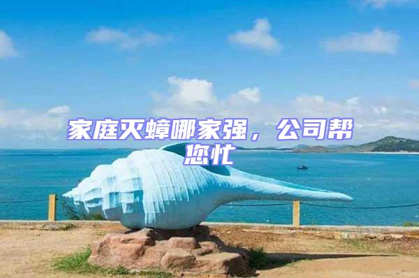 家庭滅蟑哪家強(qiáng),公司幫您忙