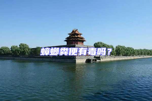蟑螂糞便有毒嗎？