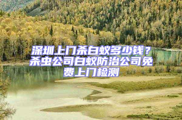 深圳上門殺白蟻多少錢？殺蟲公司白蟻防治公司免費上門檢測