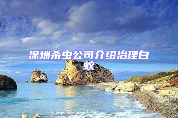 深圳殺蟲(chóng)公司介紹治理白蟻