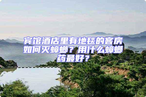 賓館酒店里有地毯的客房如何滅蟑螂?用什么蟑螂藥最好?