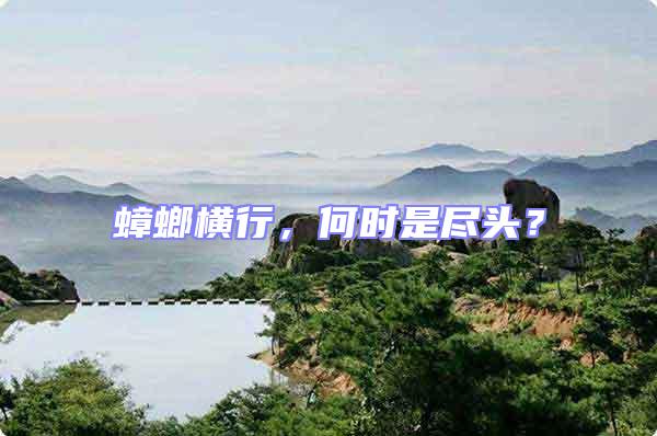 蟑螂橫行,何時(shí)是盡頭?