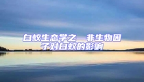 白蟻生態(tài)學(xué)之—非生物因子對(duì)白蟻的影響