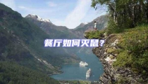 餐廳如何滅鼠?