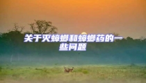 關(guān)于滅蟑螂和蟑螂藥的一些問題
