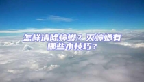 怎樣清除蟑螂?滅蟑螂有哪些小技巧?