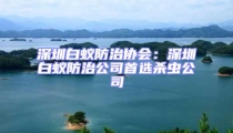深圳白蟻防治協(xié)會(huì):深圳白蟻防治公司首選殺蟲(chóng)公司