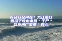 食品安全何在？九江落口香瓜子吃出老鼠＂干尸＂ 網(wǎng)友問廠家要＂良心＂