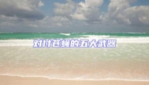 對付蒼蠅的五大武器
