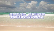 惡臭實難忍 明膠公司原料基地的蒼蠅多得嚇人