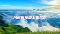 河南省愛國衛(wèi)生條例