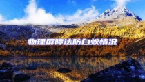 物理屏障法防白蟻情況