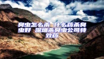 臭蟲怎么殺 什么藥殺臭蟲好 深圳殺臭蟲公司特效藥
