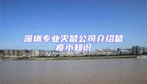 深圳專業滅鼠公司介紹鼠疫小知識