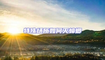 特殊場(chǎng)所如何滅蟑螂
