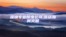 深圳專業(yè)除蟲公司,飯店如何滅鼠