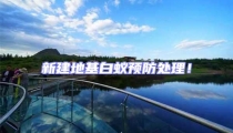 新建地基白蟻預(yù)防處理!