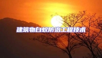 建筑物白蟻防治工程技術