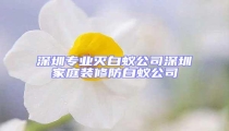 深圳專業滅白蟻公司深圳家庭裝修防白蟻公司