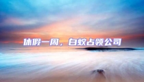 休假一周,白蟻占領公司