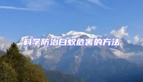 科學(xué)防治白蟻危害的方法