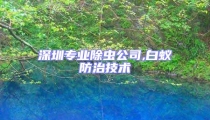深圳專(zhuān)業(yè)除蟲(chóng)公司,白蟻防治技術(shù)