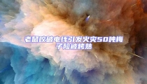老鼠咬破電線引發火災50噸梅子險被烤熟