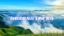 白蟻遷移與分飛的擴散性