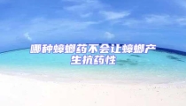 哪種蟑螂藥不會(huì)讓蟑螂產(chǎn)生抗藥性