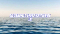鼠婦潮蟲的預防及治理方法