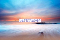 如何預(yù)防老鼠